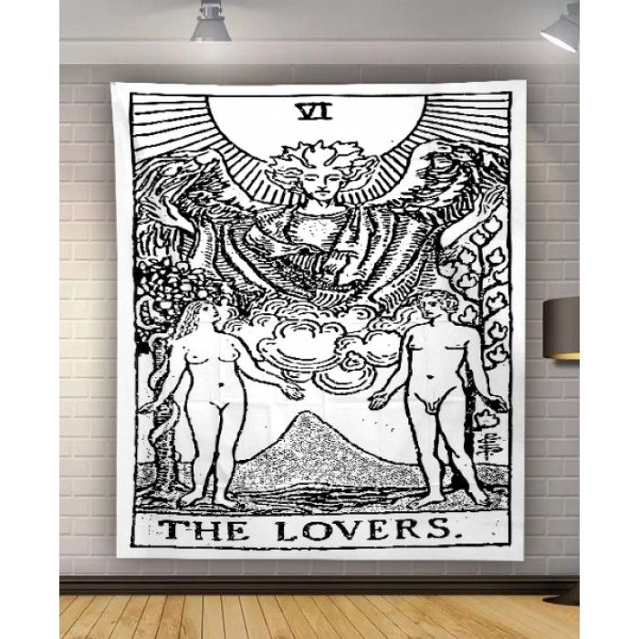 Гобелен настенный "Аркан The Lovers"