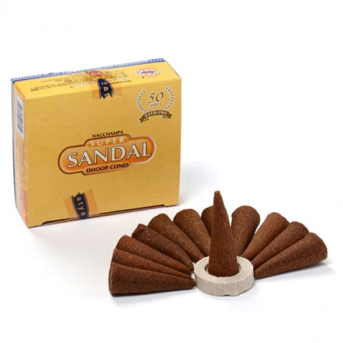 Ароматические конусы Супер Сандал Сатья Satya Super Sandal Cone