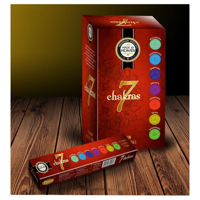 Аромапалочки 7 Чакр MADE IN HEAVEN 7 Chakras 15 грамм