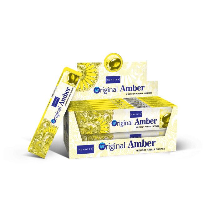Аромапалочки Амбер Нандита Nandita Original Amber 15 грамм