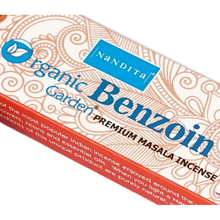 Аромапалички Бензоїн Нандіта Nandita Organic Benzoin 15 грам