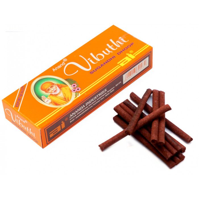 Аромапалички безосновні Вібхуті Анандс ANAND'S VIBHUTI DHOOP