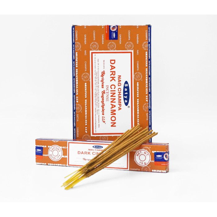 Аромапалочки Чёрная Корица Сатья SATYA DARK CINNAMON 15 грамм