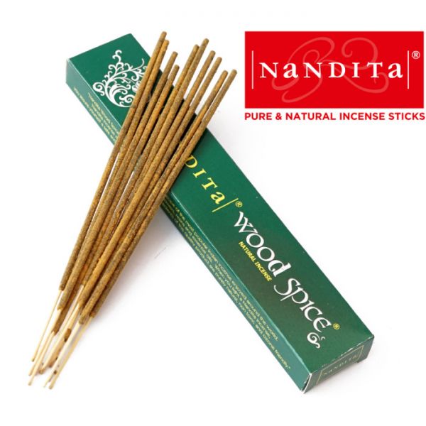 Аромапалочки Древесная специя Нандита Nandita Wood Spice 15 грамм