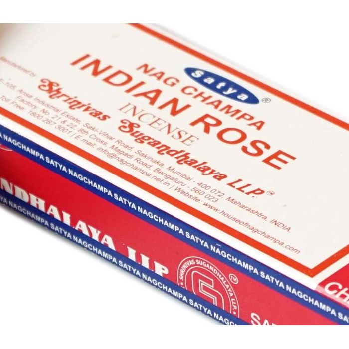 Аромапалочки Индийская Роза Сатья SATYA INDIAN ROSE 15 грамм