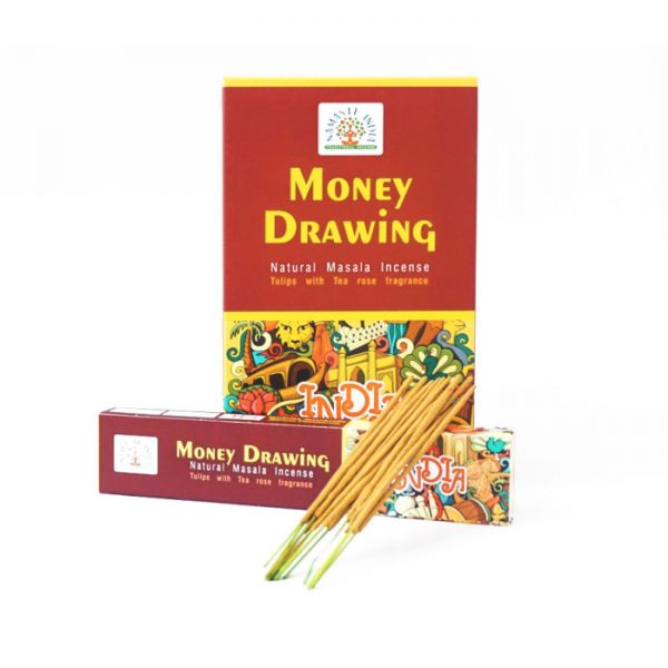 Аромапалички Зображення грошей NAMASTE INDIA MONEY DRAWING 15 грам