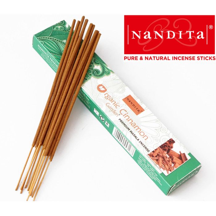 Аромапалочки Корица Нандита Nandita Organic Cinnamon 15 грамм