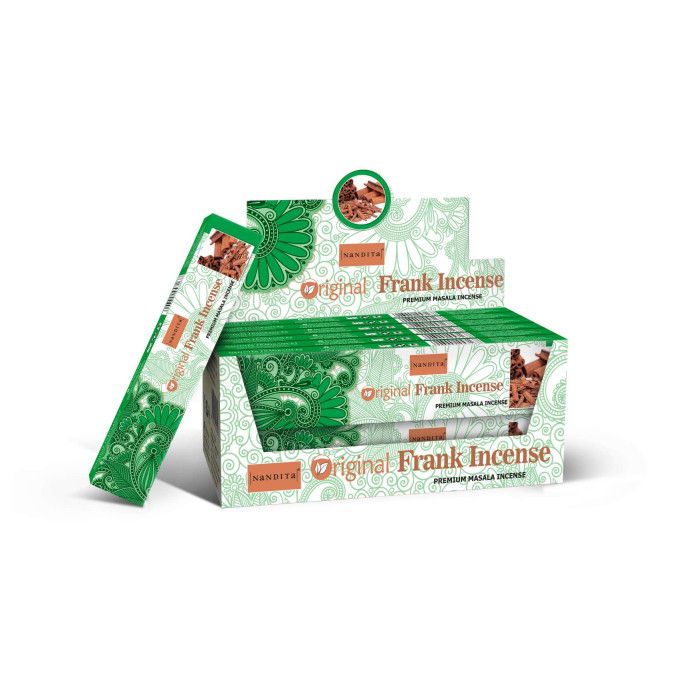 Аромапалочки Ладан Нандита Nandita Organic Frank Incense 15 грамм