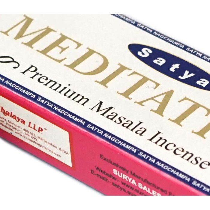 Аромапалочки Премиум Медитация Сатья Satya Premium Meditation