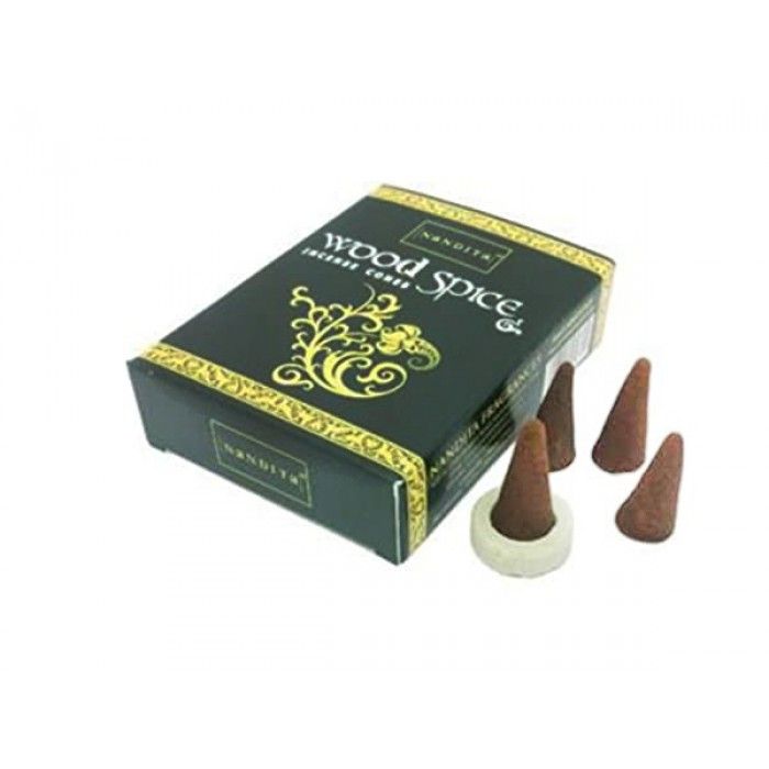 Ароматичні конуси Деревна спеція Нандіта Nandita Cone Wood Spice
