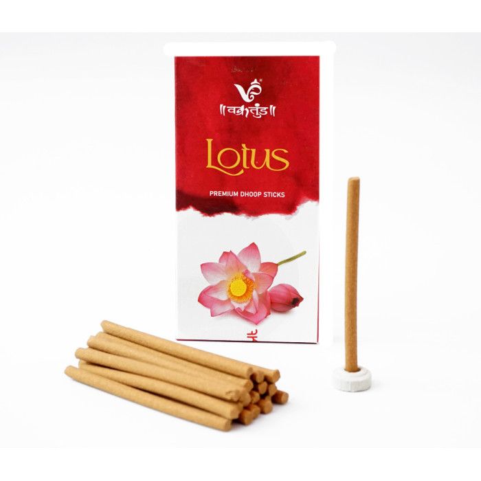 Благовония безосновные Лотос UNITED FRAGRANCE Lotus Dhoop 20 шт.
