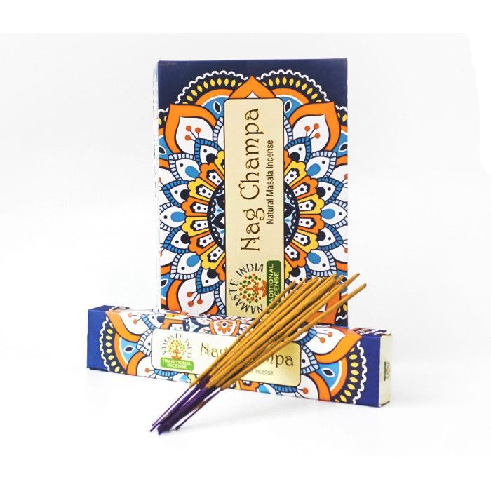 Аромапалички Наг Чампа NAMASTE INDIA NAG CHAMPA 15 грам